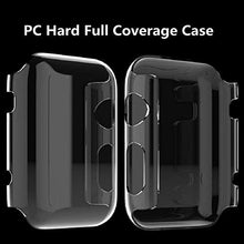 Load image into Gallery viewer, BBtech Case for Smart Watch, Screen Protector Hard Shockproof All-Around Protective Case HD Clear Plastic Ultra-Thin Cover Compatible Apple Watch Series (38mm)
