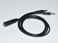 Dual Plug Antenna Adapter Cable Pigtail for At&t Velocity USB Stick ZTE MF861 Fme Male Connector