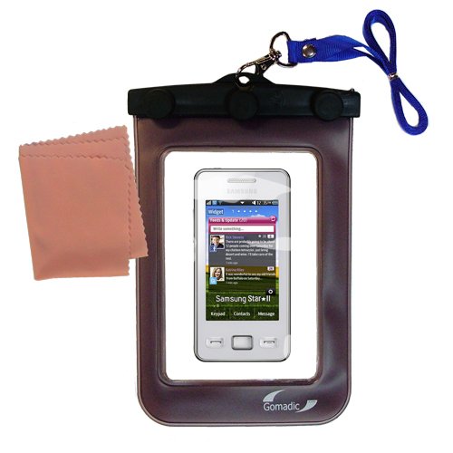 Gomadic Outdoor Waterproof Carrying case Suitable for The Samsung Star II to use Underwater - Keeps Device Clean and Dry