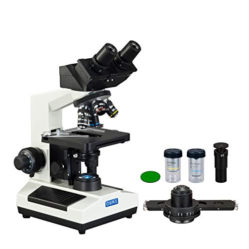 OMAX 40X-2500X Phase Contrast and Darkfield Built-in 3.0MP Digital Camera Compound LED Microscope