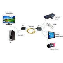 Load image into Gallery viewer, Guantai USB Extenders USB Data Over Fiber Optic up 500meters - USB KVM Console for Industry Cameras Printer Scanner
