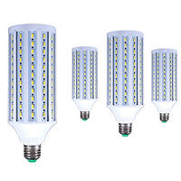 40W Corn LED Light Bulbs (300W Equivalent),4-Pack,E26/E27 Base, AC85-265V,Ultra Bright 6000K Cool White for Indoor Outdoor Large Area Garage Factory Warehouse High Bay