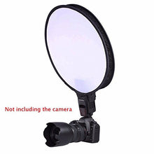 Load image into Gallery viewer, EXMAX 11.8inches/30cm Collapsible Round Softbox Diffuser with a carring Bag and 3.5x2.4inches Universal Soft Mini Bounce Diffuser Cap for Canon Nikon Sony Yongnuo Speedlight

