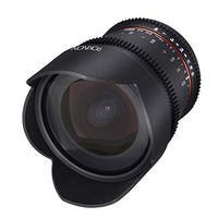 Rokinon Cine CV10M-MFT 10mm T3.1 Cine Wide Angle Lens for Olympus/Panasonic Micro 4/3 Cameras