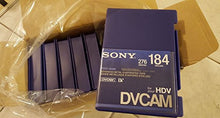 Load image into Gallery viewer, Sony PDV-184N DVCAM 184min Data Tape Cartridge - Box of 10 - Made in Japan
