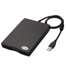 Load image into Gallery viewer, 3.5&quot; USB Floppy Disk Drive External Portable 1.44 MB FDD for PC Windows 2000/XP/Vista/Windows 7/8/10 +Dustproof Scratch-Resistant External Bag Case,No External Driver,Plug and Play
