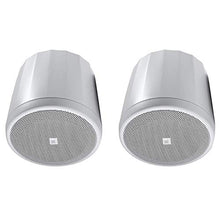 Load image into Gallery viewer, JBL Professional C62P-WH Ultra-Compact Mid-High Satellite Hanging Pendant Speaker, White, Sold as Pair
