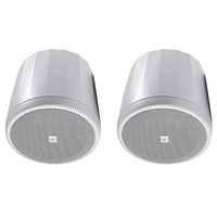 JBL Professional C62P-WH Ultra-Compact Mid-High Satellite Hanging Pendant Speaker, White, Sold as Pair