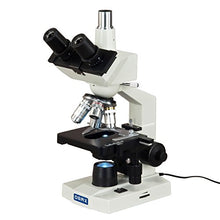Load image into Gallery viewer, OMAX 40X-2000X Lab Trinocular Biological Compound LED Microscope with Vinyl Carrying Case
