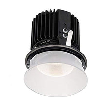 Load image into Gallery viewer, WAC Lighting R4RD2L-N835-WT Volta - 6.39&quot; 36W 25 3500K 85CRI 1 LED Round Regressed Invisible Trim with Light Engine, White Finish with Textured Glass
