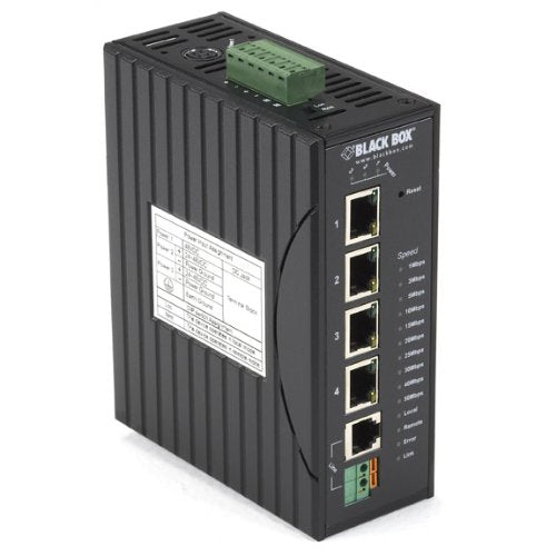 Black Box 10BASE-T/100BASE-TX Hardened Ethernet Extender Over vDSL, 4-Port