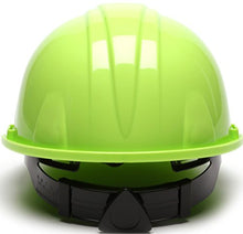 Load image into Gallery viewer, Pyramex Products Hp14131 Sl Series 4 Pt. Ratchet Suspension Hard Hat, Hi Vis Lime
