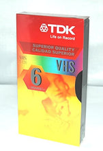 Load image into Gallery viewer, TDK T-120 VHS Cassette - 6 Hour
