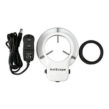 Load image into Gallery viewer, AmScope LED-48 48 LED Microscope Ring Light w/ Dimmer + Adapter
