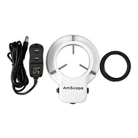 AmScope LED-48 48 LED Microscope Ring Light w/ Dimmer + Adapter