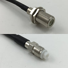 Load image into Gallery viewer, 12 inch RG188 F FEMALE to FME FEMALE Pigtail Jumper RF coaxial cable 50ohm Quick USA Shipping
