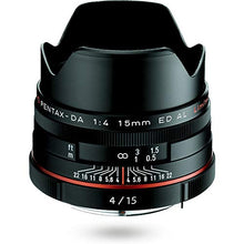 Load image into Gallery viewer, HD PENTAX-DA 15mm F4ED AL Limited Black Ultra Wide Angle Single Focus Lens 21470
