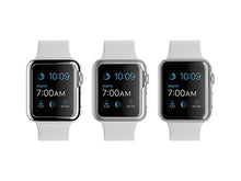 Load image into Gallery viewer, 3 Pack Ultra Thin Protective Cases for Apple Watch 42mm, Silver, Grey, Clear
