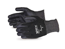 Load image into Gallery viewer, Superior S13KBFNT Emerald CX Lite Nylon/Stainless Steel String Knit Glove with Foamed Nitrile Coated Palm, Work, Cut Resistant, 13 Gauge Thickness, Size 6, Black (Pack of 1 Pair)

