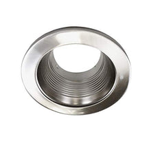 Load image into Gallery viewer, Nicor Lighting 4 Inch Nickel Baffle Trim, For 4 Inch Housings (19501 Nk)
