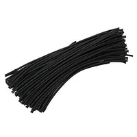 Aexit Polyolefin Heat Electrical equipment Shrinkable Tube Wire Cable Sleeve 30 Meters Length 2.5mm Inner Dia Black