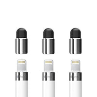 FRTMA [2 in 1] for Apple Pencil Cap Replacement/as Stylus for All Touch Screen Tablets/Cell Phones (Pack of 3)