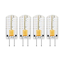 TIANZHILANSKY Red G4 Led Light Bulb 12V AC/DC 2W 483014 SMD 20W Halogen Bulb Equivalent, Capsule Spotlight Lamps for RGB Landscape Holiday Decorations, 4-Pack