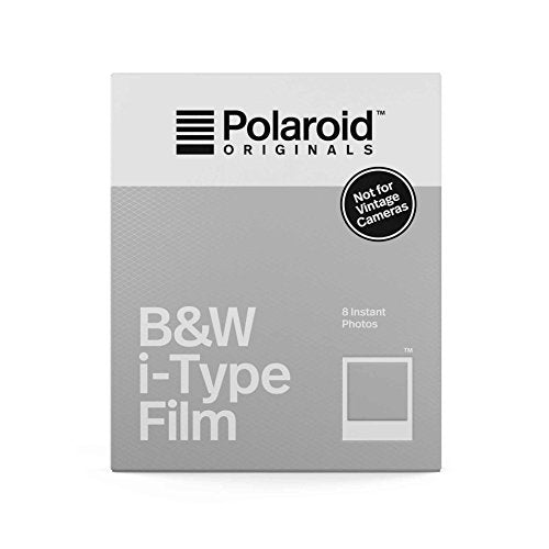 Polaroid Originals Instant Film Black & White Film for I-TYPE, White (4669),8x10