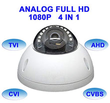 Load image into Gallery viewer, 101AV 1080P True Full-HD 4in1 (TVI, AHD, CVI, CVBS) 2.8mm Fixed Lens IR Indoor Outdoor Dome Camera SONY 2.4 Megapixel STARVIS Image Sensor BACK-ILLUMINATED IMAGE SENSOR 20 meter IR Range DWDR OSD IP66
