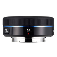 Samsung NX 16mm f/2.4 Camera Lens (Black) - Fixed