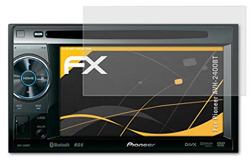 atFoliX Screen Protector Compatible with Pioneer AVH-2400BT Screen Protection Film, Anti-Reflective and Shock-Absorbing FX Protector Film (2X)
