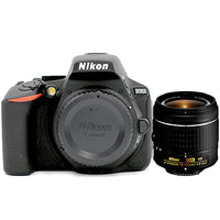 Nikon 1576 D5600 DX-Format Digital SLR with AF-P DX NIKKOR 18-55mm f/3.5-5.6G VR Lens, Black (Renewed)