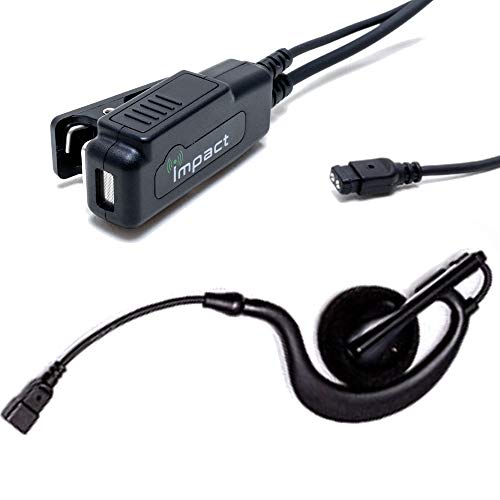 Impact HYT2-G1W-EH3 Gold Series 1-Wire Surveillance Earpiece Kit for HYT Hytera 2-Pin w/Screw Radios