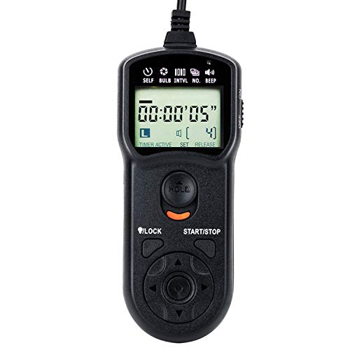 JJC Intervalometer Timer Remote Shutter Release Time Laspe for Panasonic G7 G9 G85 GH5 GH5S GH4 S5 S1 S1R S1H GX8 GX7 FZ300 FZ1000 FZ2500 FZ200 FZ150 FZ100 FZ50 G6 G5 G3 GH3 GH2 GH1 Camera and More
