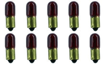 Load image into Gallery viewer, CEC Industries #44-R (Red) Bulbs, 6.3 V, 1.575 W, BA9s Base, T-3.25 Shape (Box of 10)
