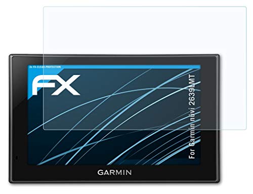 atFoliX Screen Protection Film Compatible with Garmin nvi 2639LMT Screen Protector, Ultra-Clear FX Protective Film (3X)