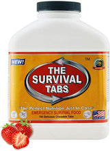 Load image into Gallery viewer, Survival tabs 15 days emergency food supply delicious strawberry exp 25 year
