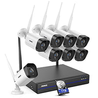 ANNKE WS300 8CH Wireless Security Camera System with 1TB Hard Drive and (8) 1440P Outdoor WiFi IP Cameras Video Surveillance System, Work with Alexa, 100ft Night Vision, Smart Motion Alerts