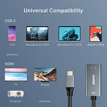 Load image into Gallery viewer, USB C to HDMI Adapter (4K@60Hz), Benfei USB Type-C to HDMI Adapter [Thunderbolt 3 Compatible] with MacBook Pro 2019/2018/2017, MacBook Air/iPad Pro 2018, Samsung Galaxy S10/S9 and More
