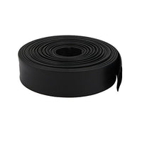 Aexit 10M Length Electrical equipment 0.71in Inner Dia Polyolefin Heat Shrinkable Tube Sleeving Black