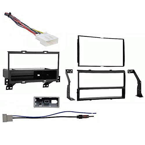 Compatible with Nissan Sentra 2007 2008 2009 2010 2011 2012 Without Above Pocket Multi DIN Stereo Harness Radio Dash Kit