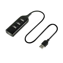 Load image into Gallery viewer, New 4 Port USB 2.0 480 Mbps High Speed USB HUB Laptop PC Slim Smallest Mini

