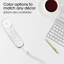 Load image into Gallery viewer, Power Gear Coiled Telephone Cord, 4 Feet Coiled, 25 Feet Uncoiled, Phone Cord works with All Corded Landline Phones, For Use in Home or Office, White, 76122
