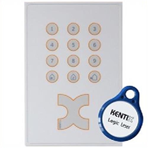 Glassfront KeyPad in High White Look with Legic RFID