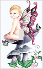 Load image into Gallery viewer, Butterfly Baby Fairy Switchplate - Switch Plate Cover
