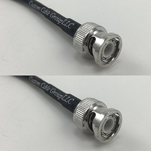 12 inch RG188 BNC MALE to BNC MALE Pigtail Jumper RF coaxial cable 50ohm Quick USA Shipping