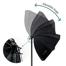 Load image into Gallery viewer, LimoStudio Photography Video Studio Continuous Softbox Lighting Light Kit with Photo CFL 105W Bulb and Octagonal Soft Box, AGG702
