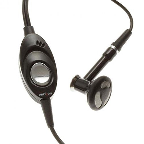 Headset Mono 2.5mm Hands-Free Earphone Single Earbud Headphone Earpiece w Mic Black for Verizon Motorola Barrage V860 - Verizon Motorola Entice W766 - Verizon Motorola Moto VU204 - Verizon Motorola Q