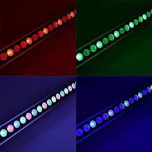 Load image into Gallery viewer, LEDwholesalers 39&quot; Linkable Water-Resistant Slim Aluminum LED RGB Color-Changing Wall-Washer Bar 24V, 3744RGB-R2
