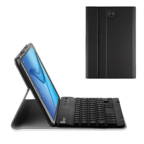 Fintie Keyboard Case for Samsung Galaxy Tab S2 8.0 - Ultra Lightweight Protective Slim Shell Stand Cover with Magnetically Detachable Wireless Bluetooth Keyboard for Tab S2 8-inch Tablet, Black